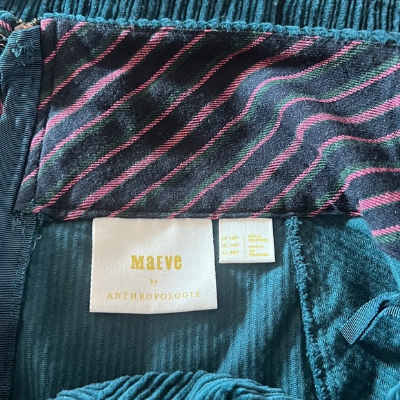 Maeve Slim Corduroy Velvet Mini Skirt 14P - Picture 6 of 11